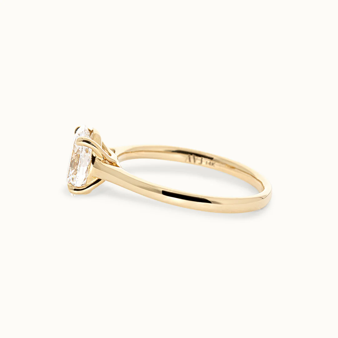 Ovaal Geslepen 1.5 ct Ring