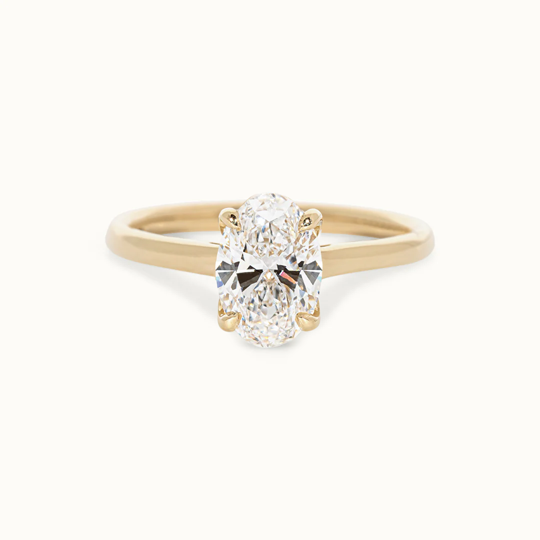 Ovaal Geslepen 2 ct Ring