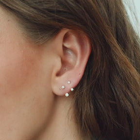 Glint Bezel Half Hoop