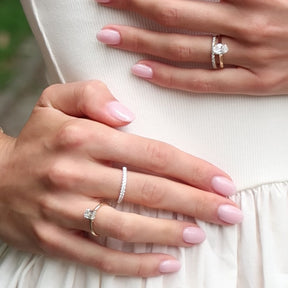 Diamant Half Eternity Bold Ring
