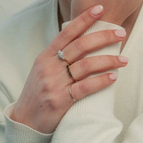 Diamant Rij Petite Ring