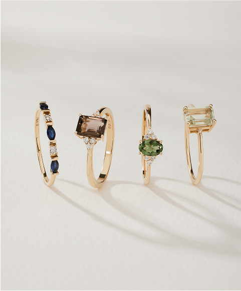 Ringen met edelsteen