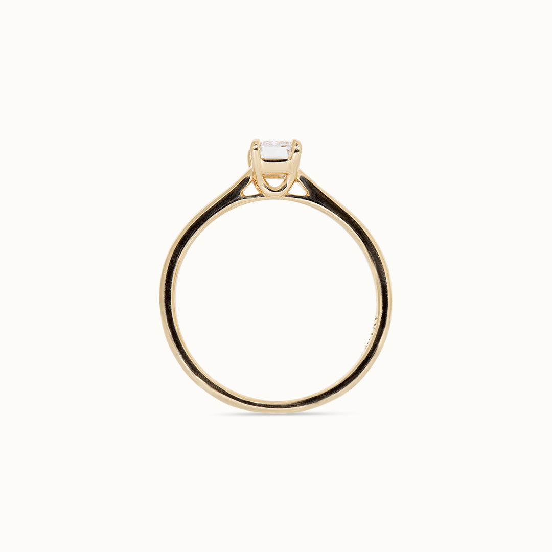 Smaragd Geslepen 0.5 ct Ring