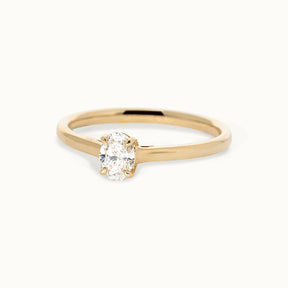 Oval Cut 0.3 ct Ring