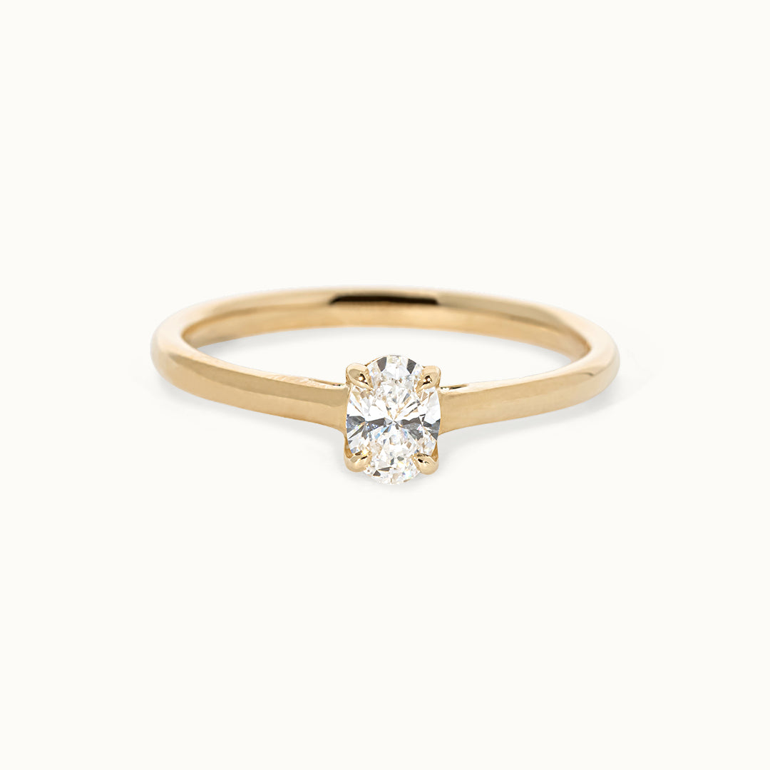 Oval Cut 0.3 ct Ring
