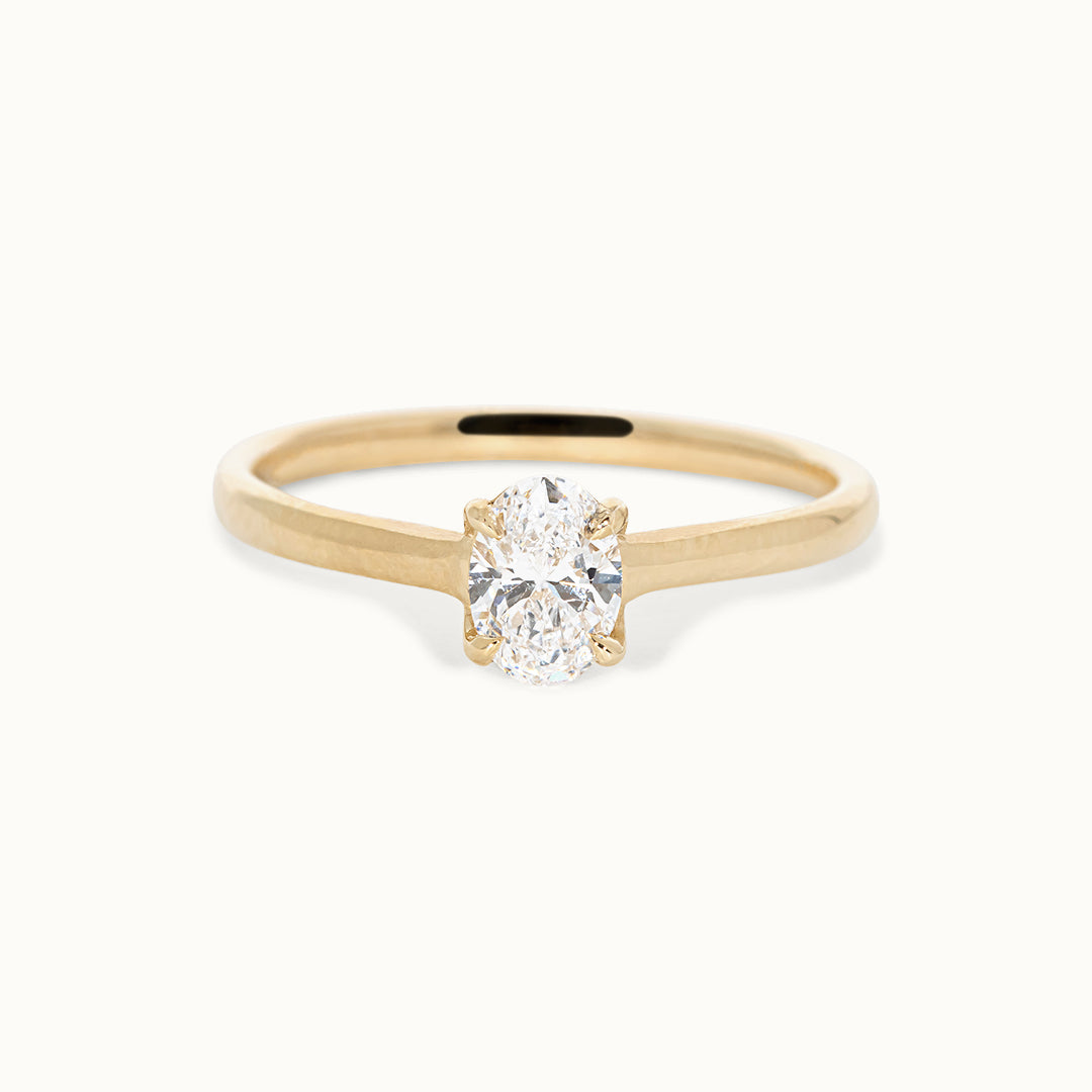 Oval Cut 0.5 ct Ring