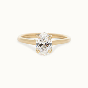 Ovaal Geslepen 1 ct Ring