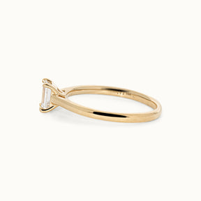Smaragd Geslepen 0.5 ct Ring