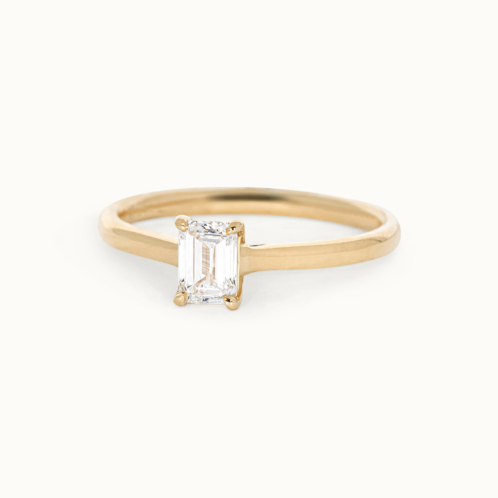 Smaragd Geslepen 0.5 ct Ring
