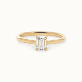 Smaragd Geslepen 0.5 ct Ring