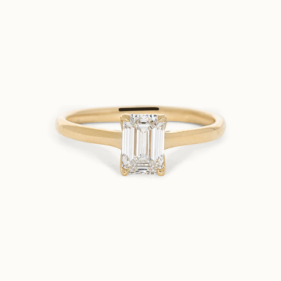 Smaragd Geslepen 1 ct Ring