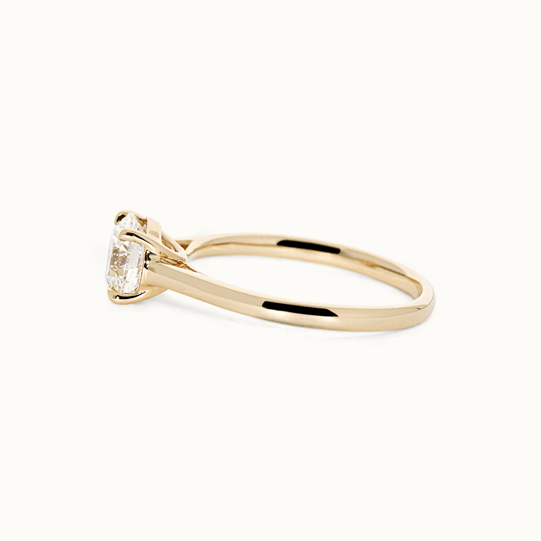 Ring entourage met 9 briljant geslepen diamanten Ring entourage met 9 briljant geslepen diamanten