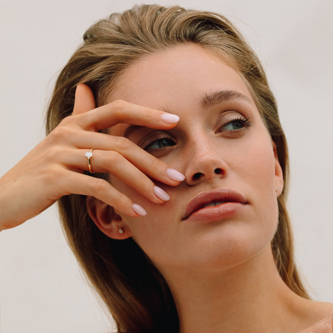 Emerald Cut 0.3 ct Ring