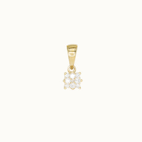 Amanda Geboortesteen Hanger Diamant Vierkant