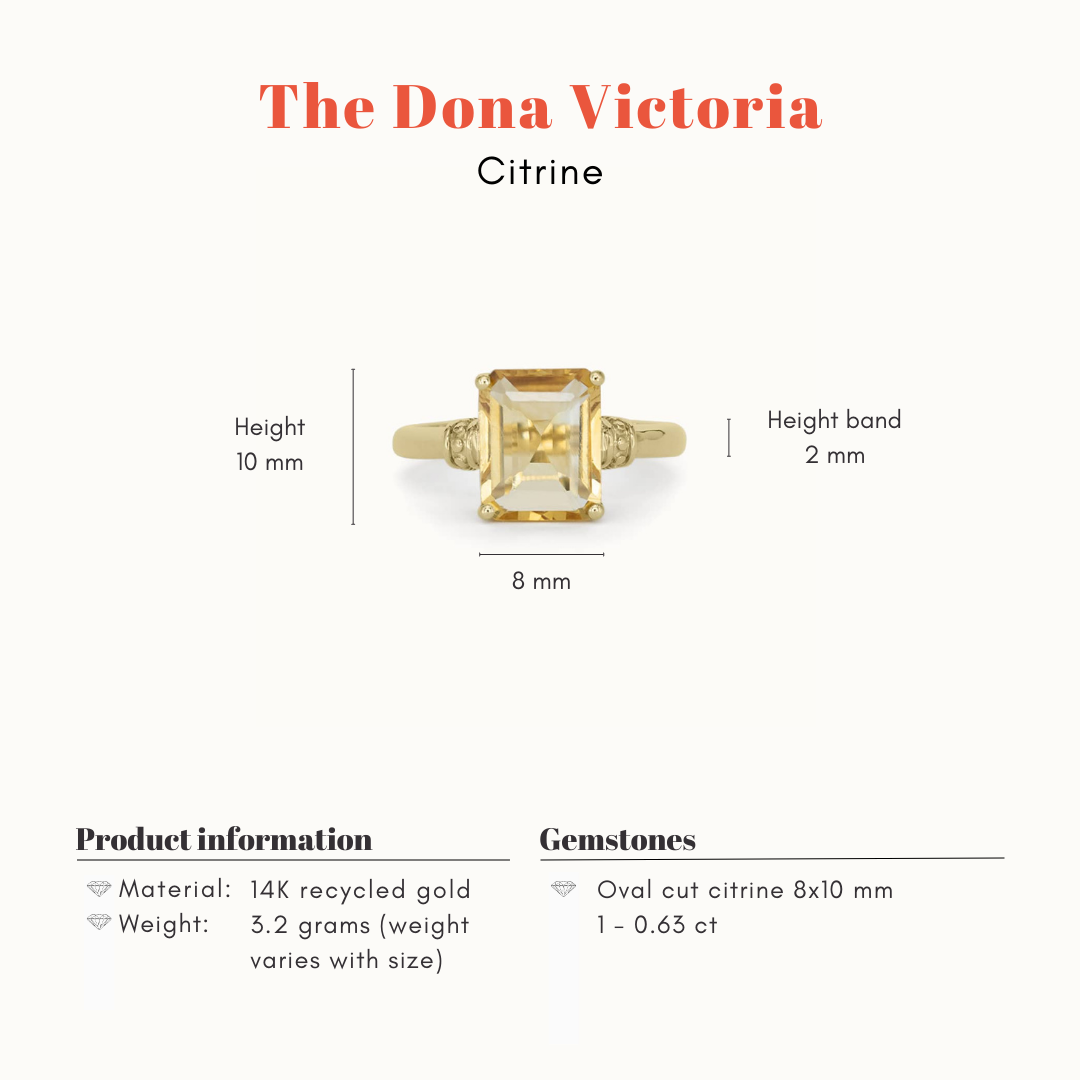 Dona Victoria | 14K Citrine
