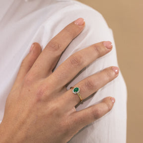 Spencer Petite | Smaragd & Diamant