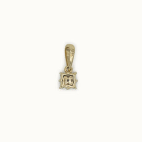 Amanda Geboortesteen Hanger Diamant Vierkant