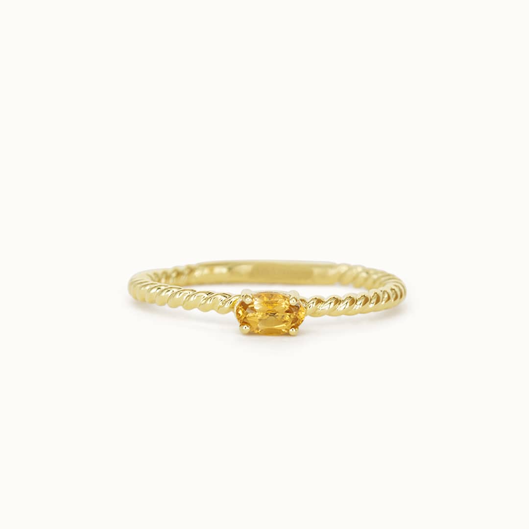Louise | 14K Twisted Citrien