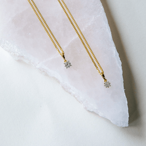 Amanda Geboortesteen Hanger Diamant Vierkant