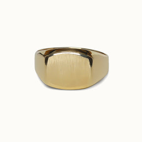 James 9K Yellow Signet Ring