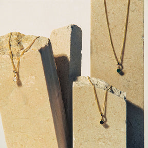 Amanda Birthstone Pendant Sapphire Square