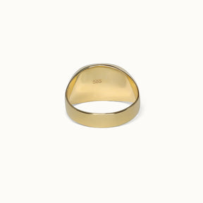 James 9K Yellow Signet Ring
