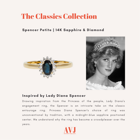 Spencer Petite | Sapphire & Diamond